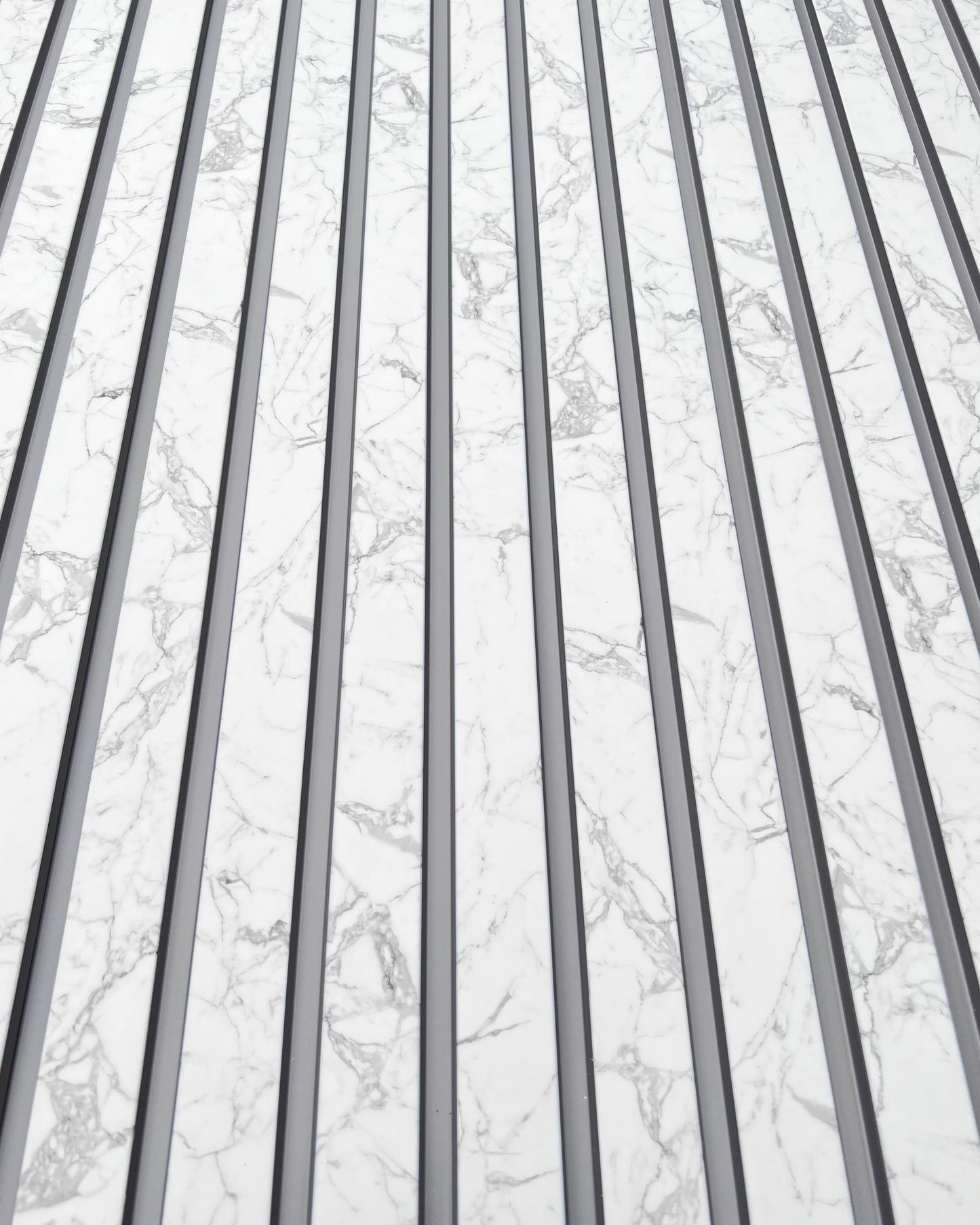 Calacatta Marble Slat Wall Panel - Volga Panels™ (Moisture-proof)