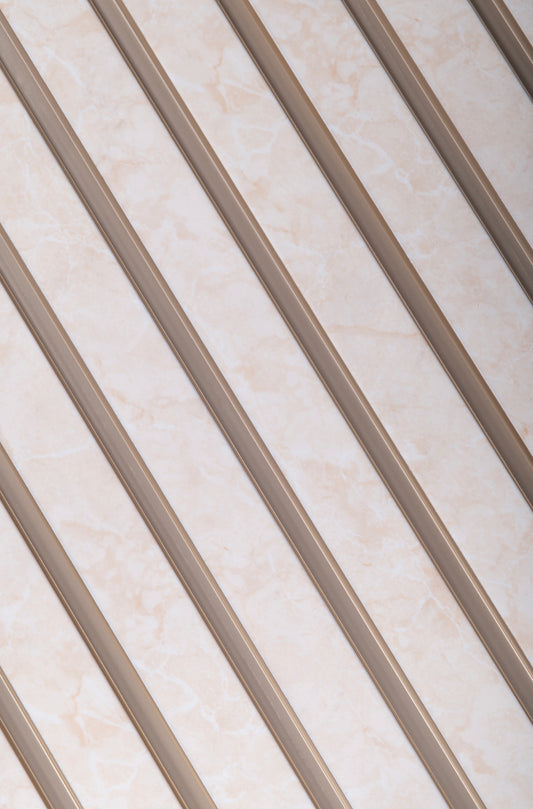 Onyx Marble Slat Wall Panel - Volga Panels™ (Moisture-proof)
