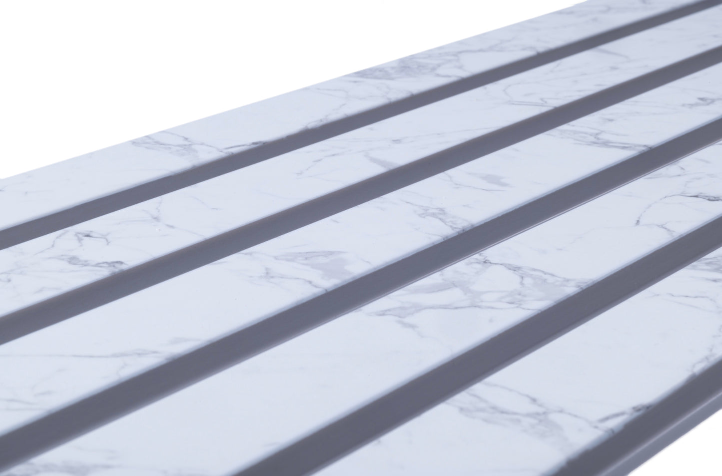 Calacatta Marble Slat Wall Panel - Volga Panels™ (Moisture-proof)
