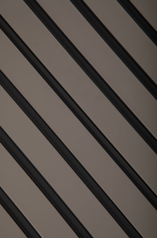Daytona Grey Slat Wall Panel - Volga Panels™ (Moisture-proof)