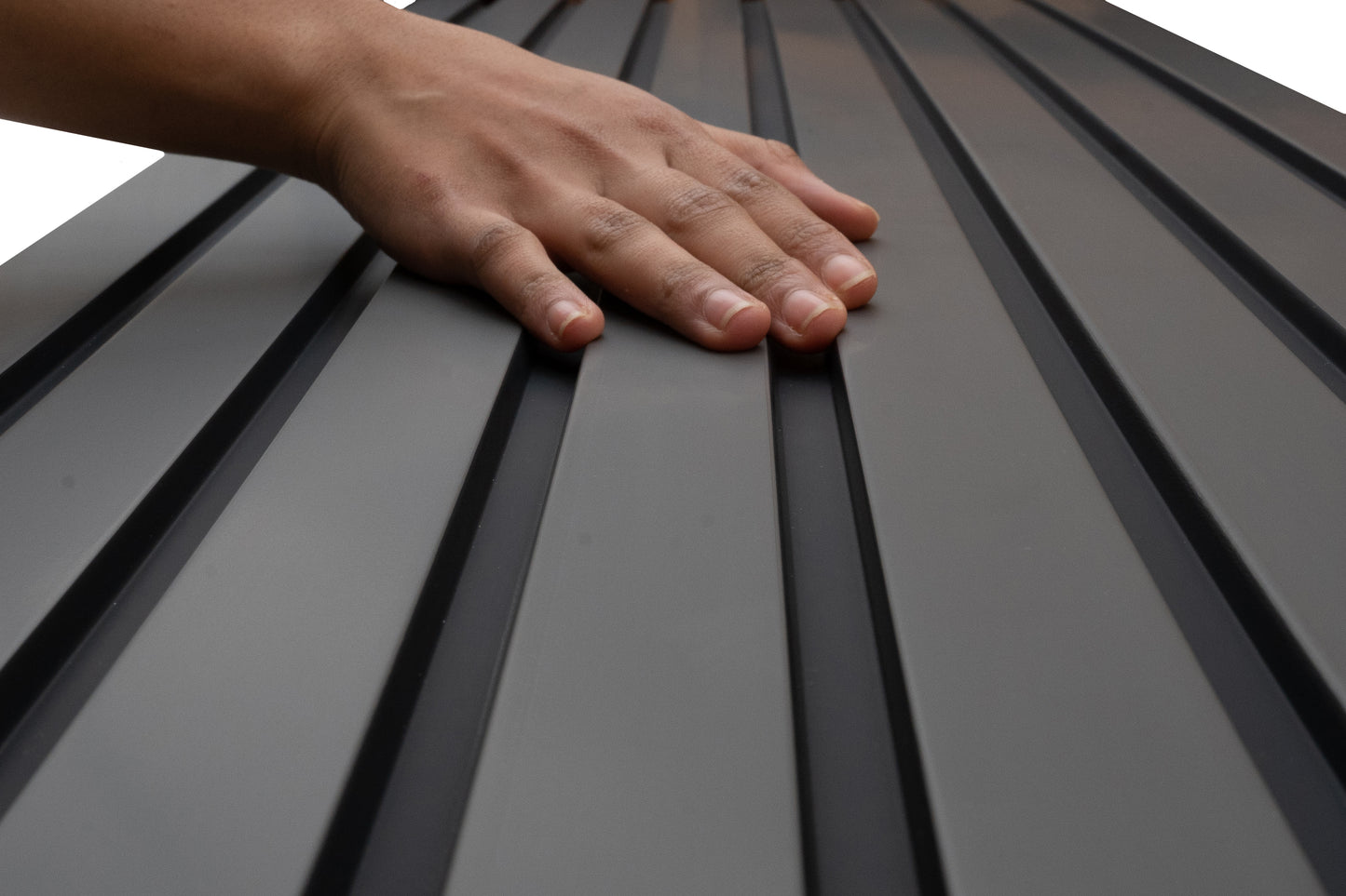 Daytona Grey Slat Wall Panel - Volga Panels™ (Moisture-proof)