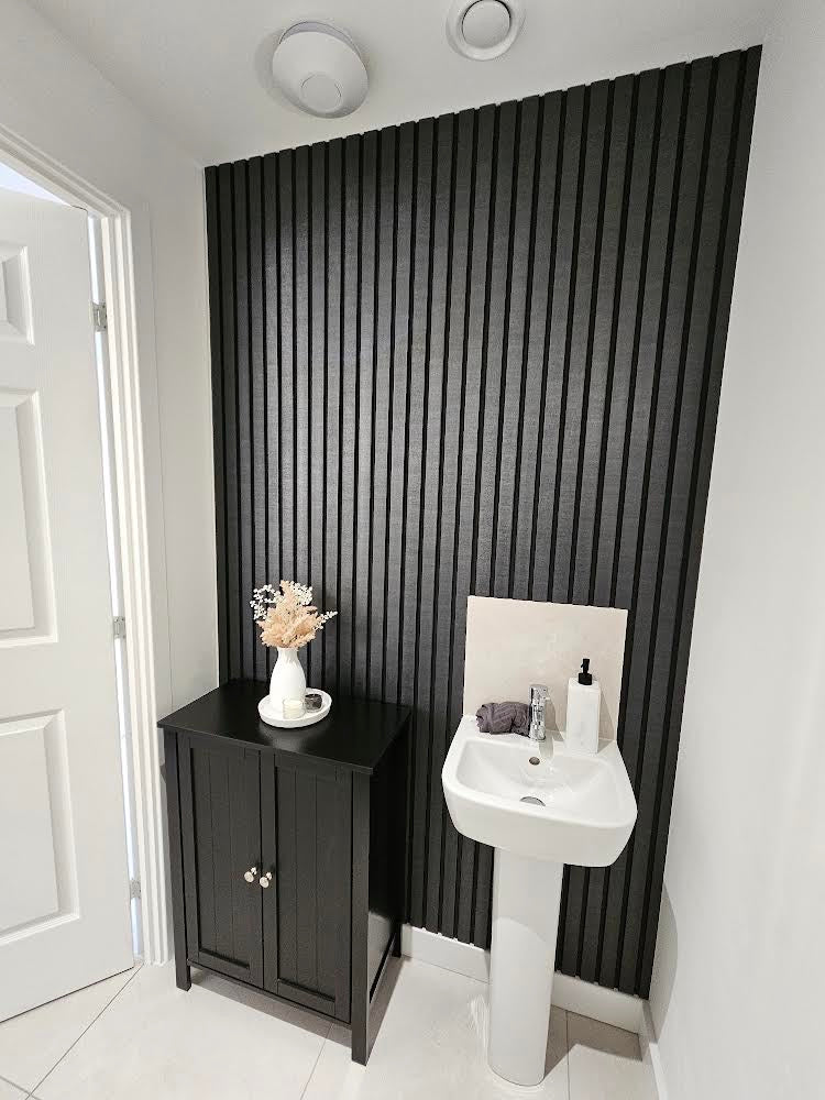 Slate Black Slat Wall Panel - Volga Panels™