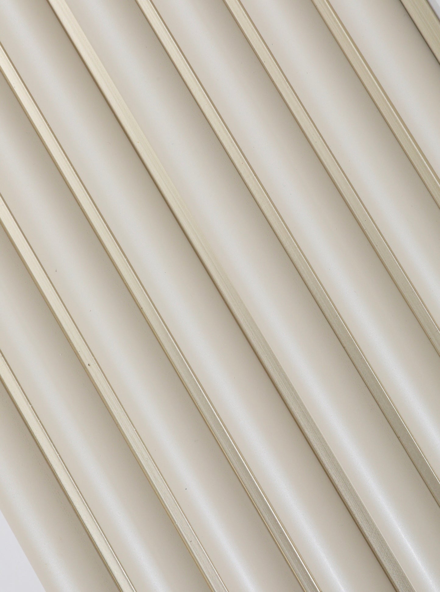 Ivory Silk Fluted Slat Wall Panel - Volga Panels™ (Moisture-proof)