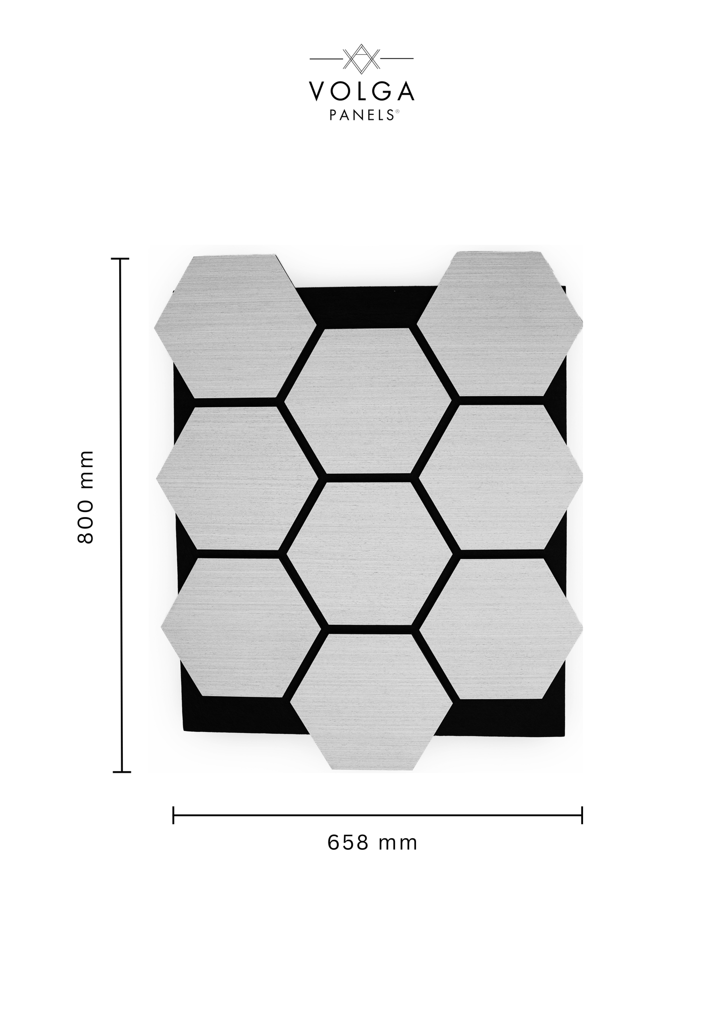 Natural Oak Hexa Acoustic - Volga Panels™