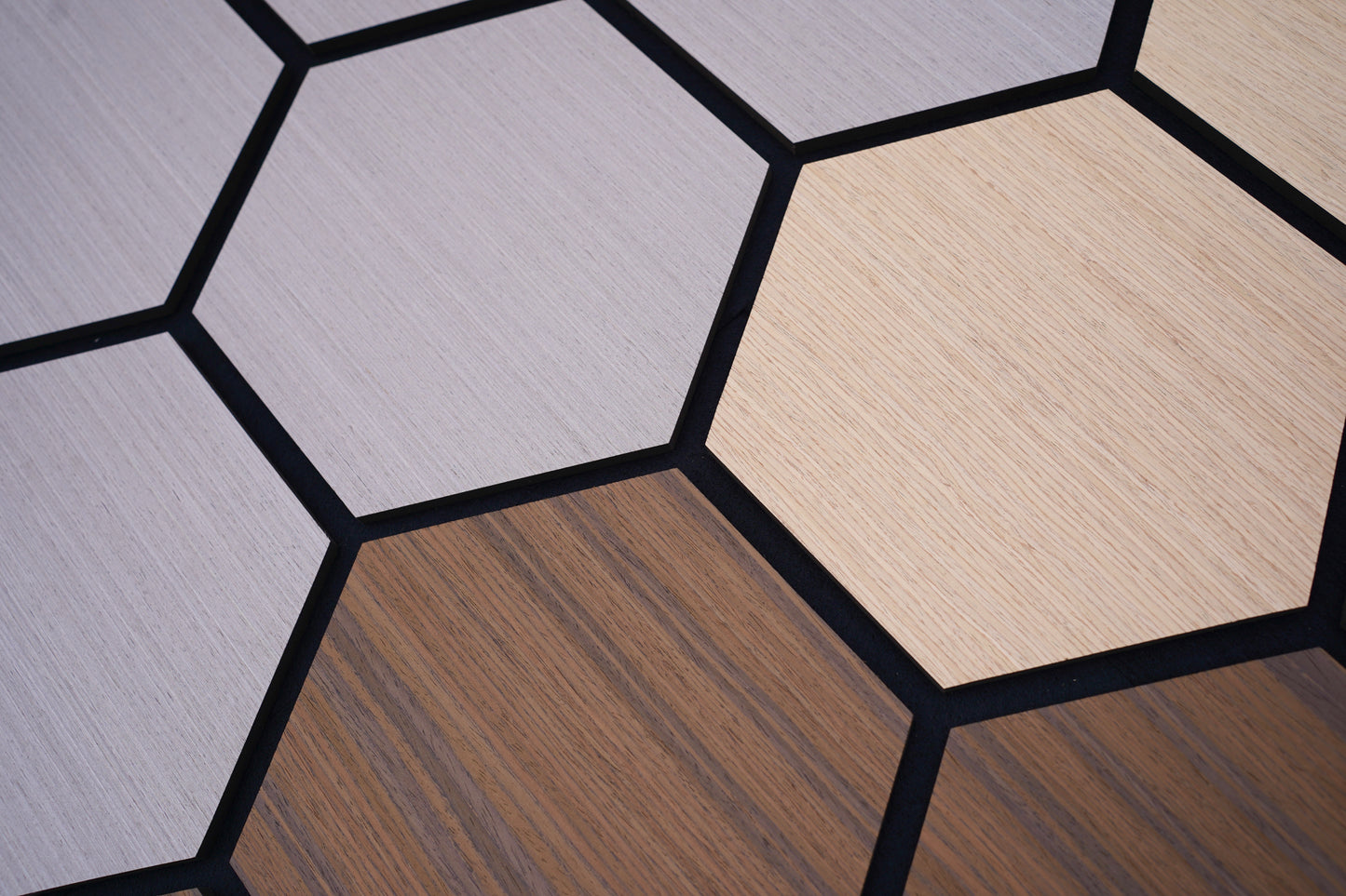 Walnut Hexa Acoustic - Volga Panels™