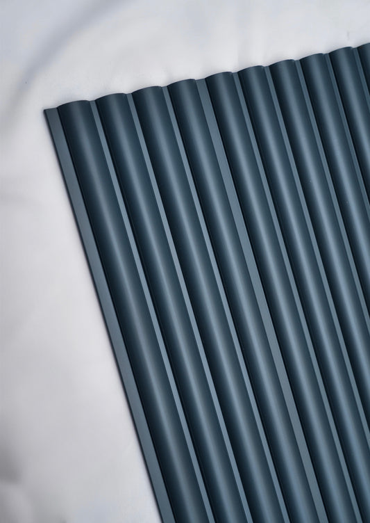 Midnight Blue Fluted - Sample Volga Panels™ (Moisture-proof)