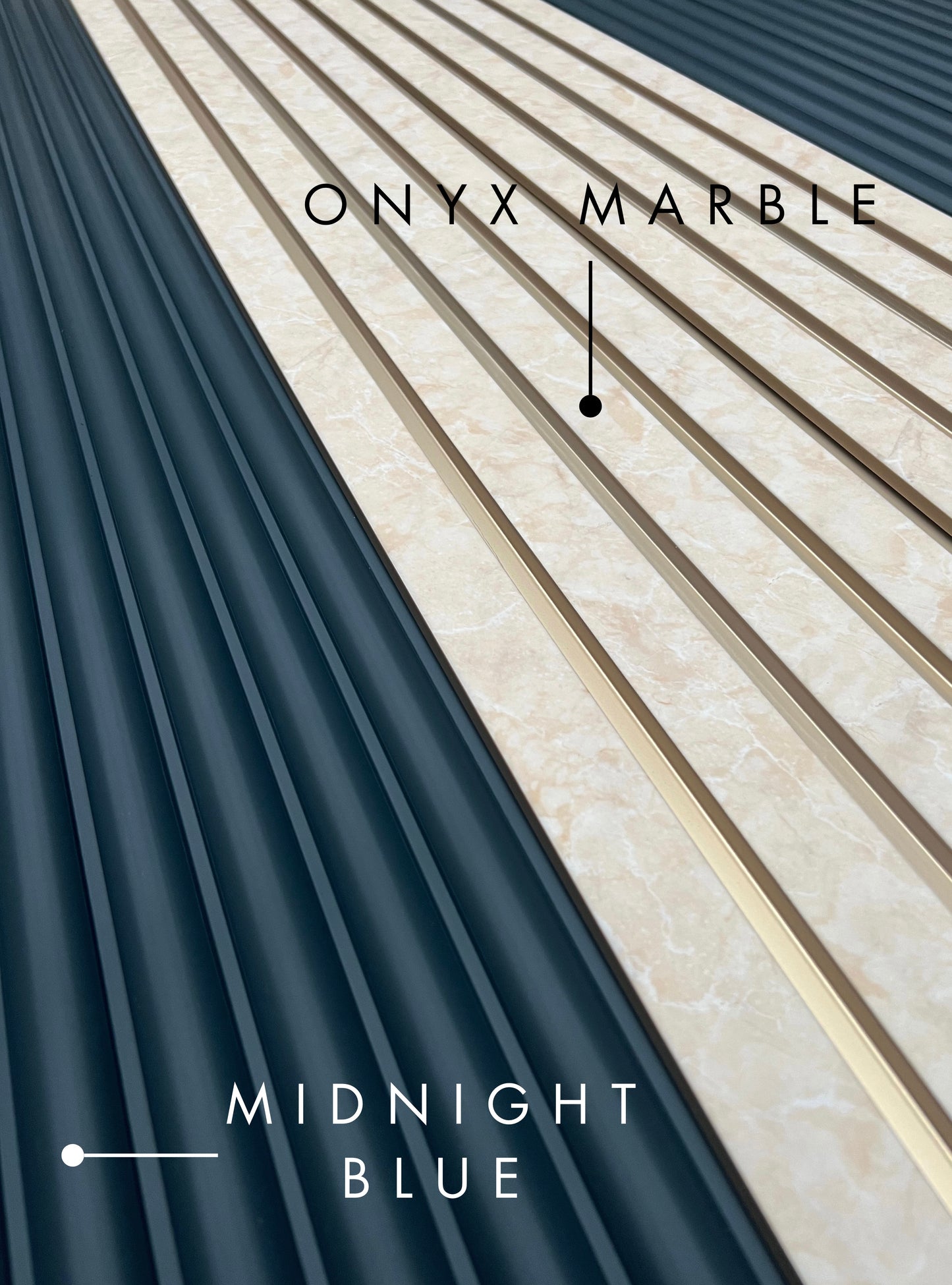 Onyx Marble Slat Wall Panel - Volga Panels™