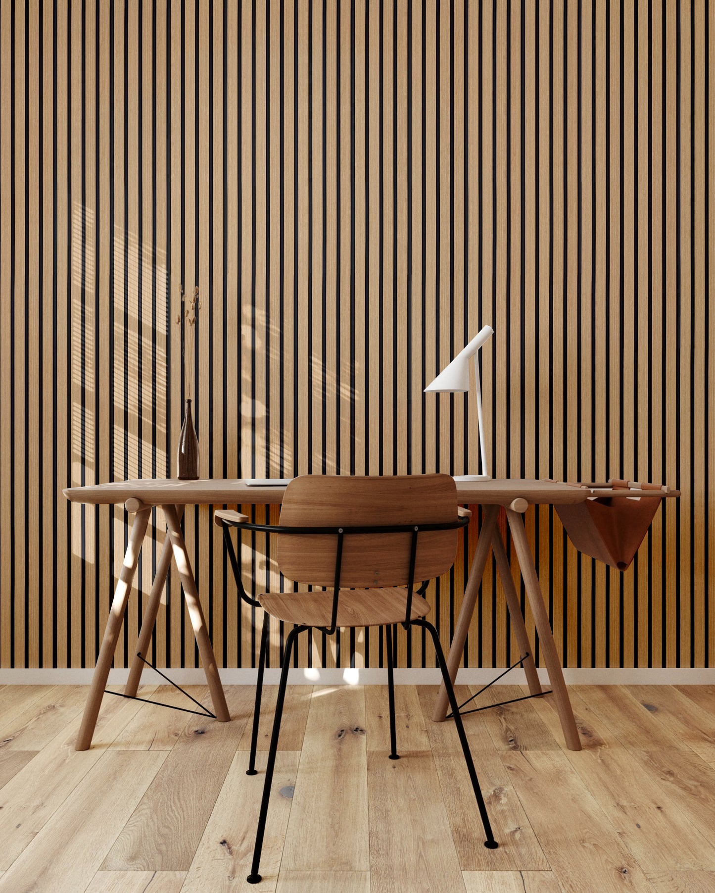 Natural Oak Slat Wall Panel - Volga Panels™