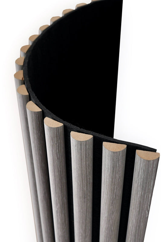 Grey Oak Flexi Fluted Acoustic - Volga Panels™