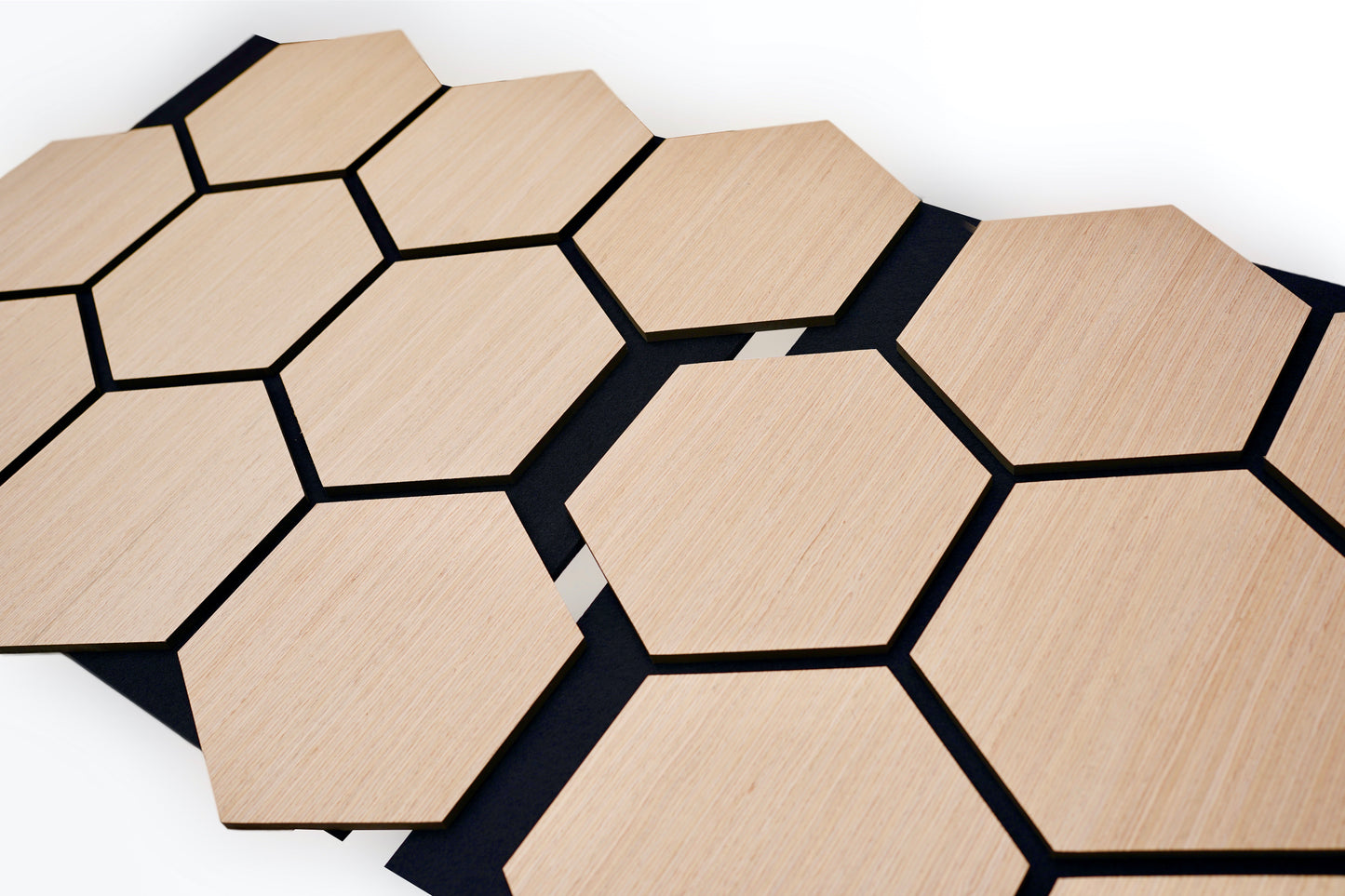 Natural Oak Hexa Acoustic - Volga Panels™