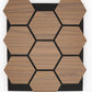 Walnut Hexa Acoustic - Volga Panels™