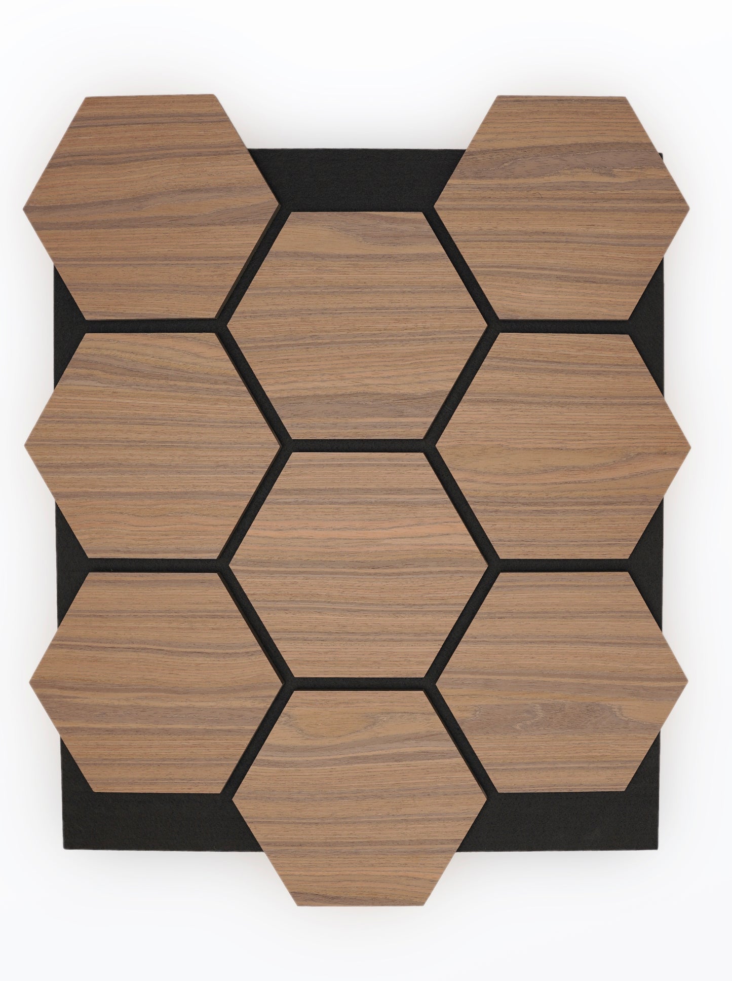 Walnut Hexa Acoustic - Volga Panels™